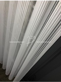 Resim Tül Perde Armür Zühre Desen 3 Hiza Burgu Ekru 