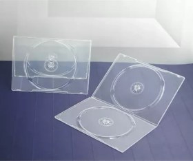Resim 2 Li Parlak Şeffaf 7Mm Dvd Kutusu (10 Lu Paket) Qd-342.7F-Su 