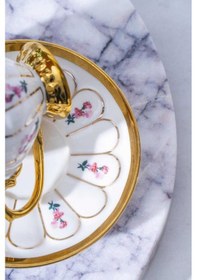 Resim Acar Scarlet Beyaz 6'lı Kahve Fincan Takımı Kaı-06834 