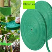 Resim 2 Rulo 10m Bahçe Bitkisi Lanyard Seti, Kendinden Yapışkan, Yeniden Kullanılabilir, Ayarlanabilir, Kullanılmamış Elektrik, Bitki Büyümesi ve Güvenliği için Fermuar 
