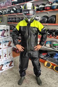 Resim Forte Gt Gt Cepli Ve Reflektörlü Yağmurluk Takım Yeşil 