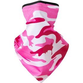 Resim Butu Uv Korumalı Açık Hava Boyun Körüğü Gül Kamuflaj 