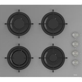 Resim Ferre QMS63CPR - CS208 2'li Gri Cam Ankastre Set 