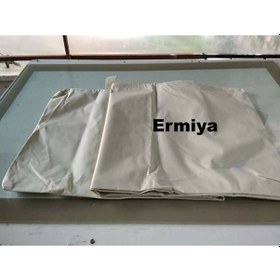 Resim Şezlong Minderi Kılıfı Kumaş Fermuarlı -Krem-İmpertex Kumaş 