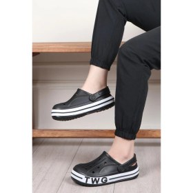 Resim Walkway TWG-216 G Siyah Unisex Sabo Terlik 