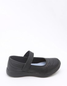 Resim Skechers Kız Çocukları İçin İşlemeli Mary Jane Ayakkabılar Cırt Cırtlı Kapatma 