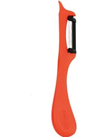 Resim Solingen Simli Turuncu Dikey Soyacak Paslanmaz Alman Çeliği, Ergonomik Sap, Çift Yönlü Kesici Ağız-189 Turuncu 