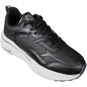 Resim Kinetix Kadın Siyah Kalın Taban Sneaker Yürüyüş Günlük Spor Ayakkabı 001 