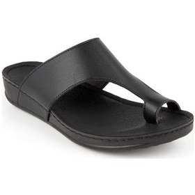 Resim Muya Ara 31163-001 Anatomik Taban Parmak Arası Kadın Terlik Siyah 