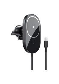 Resim Yta Grup 15w Mıknatıslı Takılabilen Hızlı Şarj Tüm Cihaz Ve Araçlara Uyumlu Araç İçi Şarj Cihazı 