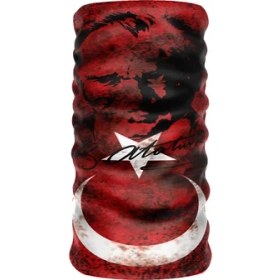 Resim Bebo Store Extreme Sporlar ve Motorsiklet Kullanıcılarına Özel Motocycle Desenli Boyunluk Bandana Balaclava 