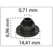 Resim Somun Plst. 171201969 171201989 Vw Seat Audi 
