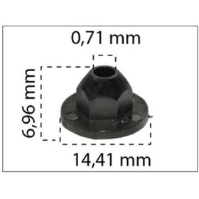 Resim Somun Plst. 171201969 171201989 Vw Seat Audi 