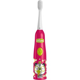 Resim Chicco Çocuklar İçin Pilli Diş Fırçası Panda Kırmızı 