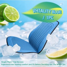 Resim Honeybeeshop Byd Atto 3 2022-2025 Tek Araç Koltuğu Yastığı Vhtalıty Mavi Polyester Rahat 