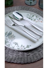 Resim Onon Safir 6 Kişilik 36 Parça Çatal Kaşık Bıçak Takımı 