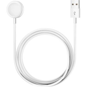 Resim Fibaks Apple Watch Uyumlu Manyetik Şarj Aygıtlı USB Kablo 1 mt Beyaz 