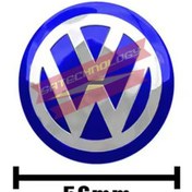 Resim Volkswagen Direksiyon Logo 56mm Mavi-56mm 
