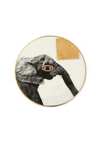 Resim Porland Wild Life Elephant Bardak Altlığı 10 CM 04Alm006626 Çok Renkli 