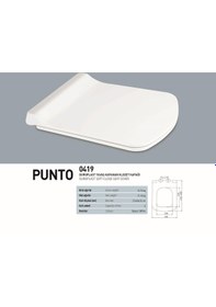 Resim Nkp Duroplast Punto Yavaş Kapanan Klozet Kapak 