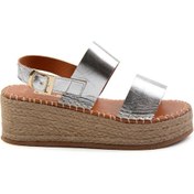 Resim Lame Leather Kadın Sandalet K05666030303 Lame 