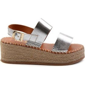 Resim Lame Leather Kadın Sandalet K05666030303 Lame 
