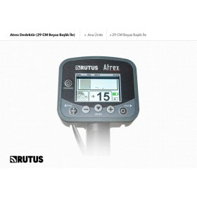 Resim Rutus Atrex Dedektör (29CM Beyaz Başlık Ile) 
