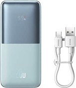 Resim Baseus 10K mAh Bipow Pro Power Bank-Mavi 