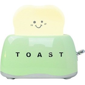 Resim Metabagua Eğlenceli Ekmek Kızartma Makinesi Gece Lambası As92e0 Açık Yeşil 
