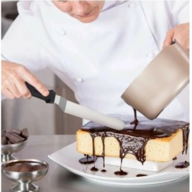 Resim Bilfold Eğik Pasta Sıvama Spatulası Metal 33 cm 