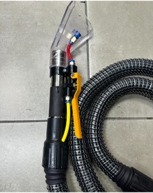 Resim Ravza Makina Puzzi 8/1 - 10/1 Koltuk Yıkama Makinesine Uyumlu 3 Mt Çelik Telli Hortum Set Halinde 