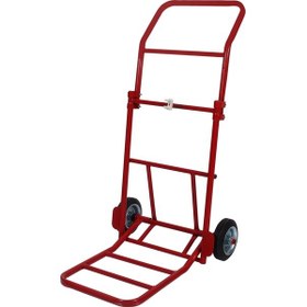 Resim Kanat Portatif Katlanır Koli Paket Yük Taşıma Arabası Dolgu Teker 