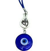 Resim Ennea Art Elif Vav Yazılı Lale Cam Nazar Boncuğu Araba Dikiz Ayna Süsü, Yeni Araba Hediyesi 