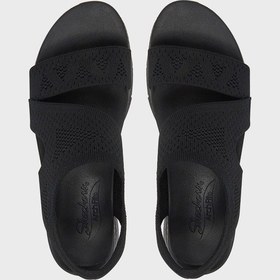 Resim Skechers Bayan Sandalet 119458 Bbk Siyah Siyah 