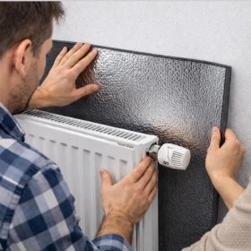 Resim Ankaflex 3 Adet Petek Arkası Isı Yalıtım Levhası Alüminyum Folyo 3 Radyatör Arkalığı 