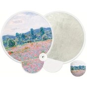 Resim Willowhaven Pembe Çiçek Denizi Zarif Mini Katlanır Yelpaze Hafif Taşınabilir Dekoratif 