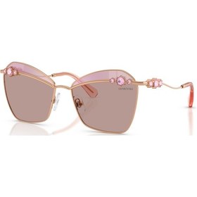 Resim Swarovski Sk7040 401461 57 Kadın Güneş Gözlüğü Rose Gold 