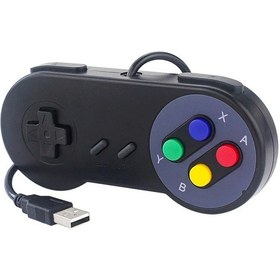 Resim 1 Adet Siyah-2 Adet Usb Gamepad Oyun Joystick Snes Oyun Denetleyicisi Retro Pc İçin Gamepadler Raspberry Pi İçin Nespi Retropie Oyun Kontrolü 4 B 