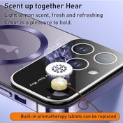 Resim Iphone Uyumlu 14 Pro Max Aromaterapi Magsafe Manyetik Telefon Kılıfı 