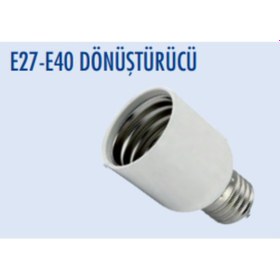 Resim E27'den -e40'a Dönüştürücü Duy 