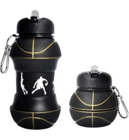 Resim Basketbol Topu Tasarımlı Akordiyon Su Şişesi 