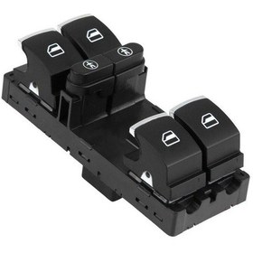 Resim VOLKSWAGEN TOUAREG 2002-2010 CAM AÇMA DÜĞMESİ 7N0959857 KROM 