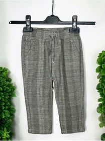 Resim Nanica Kids Erkek Çocuk Beli Lastikli Desenli Yumuşak Dokulu Pantolon-15721 Haki 