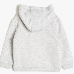 Resim Erkek Bebek Kapüşonlu Sweatshirt 
