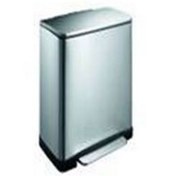 Resim Prima Nova Paslanmaz Çelik Softclose Pedallı Banyo Mutfak Ofis Çöp Kovası Inox 12 Lt 