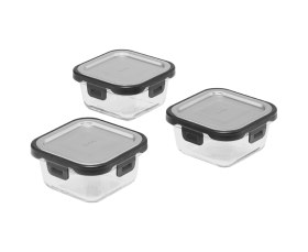 Resim Pierre Cardin Zero Silver Cam 12cm 3'lü Saklama Kabı Gümüş 