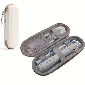 Resim Oral B ve Philips Diş Fırçası ile uyumlu Elektrikli Diş Fırçası Kılıfı, Seyahat için Taşınabilir Elektrikli Diş Fırçası Kılıfı 