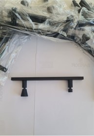Resim Duşakabin Siyah Metal Kulp / Armut Kulp 1 Adet 
