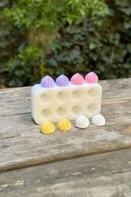 Resim Rufus Concept Beze Yedili Silikon Mum Kalıbı 