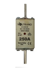 Resim Voltrano Kale Porselen 250a 1 Boy Bıçaklı Sigorta Buşonu Nh 1 